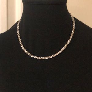 14KGP Silver Rope chain